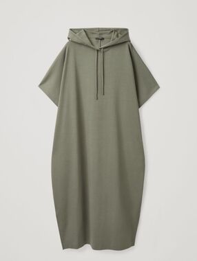 COS Split Seam Hooded Sweatshirt Dress